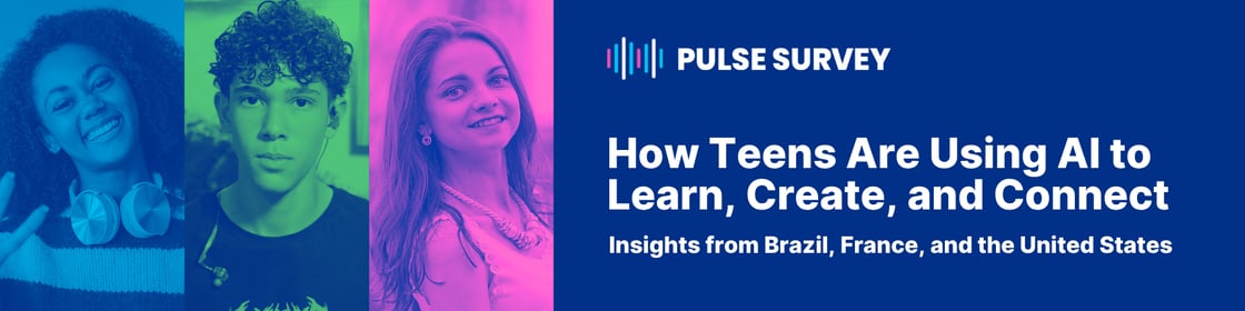 Pulse Survey: How Teens Are Using AI to Learn, Create, and Connect